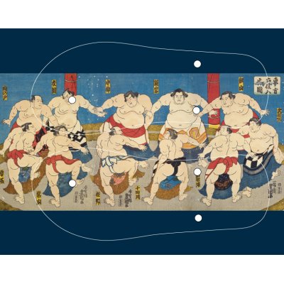 画像2: 東ノ方土俵入之図|三代歌川豊国 | 21cm 24cm 27cm 3サイズ